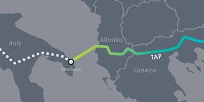 Mapa de toque en Albania